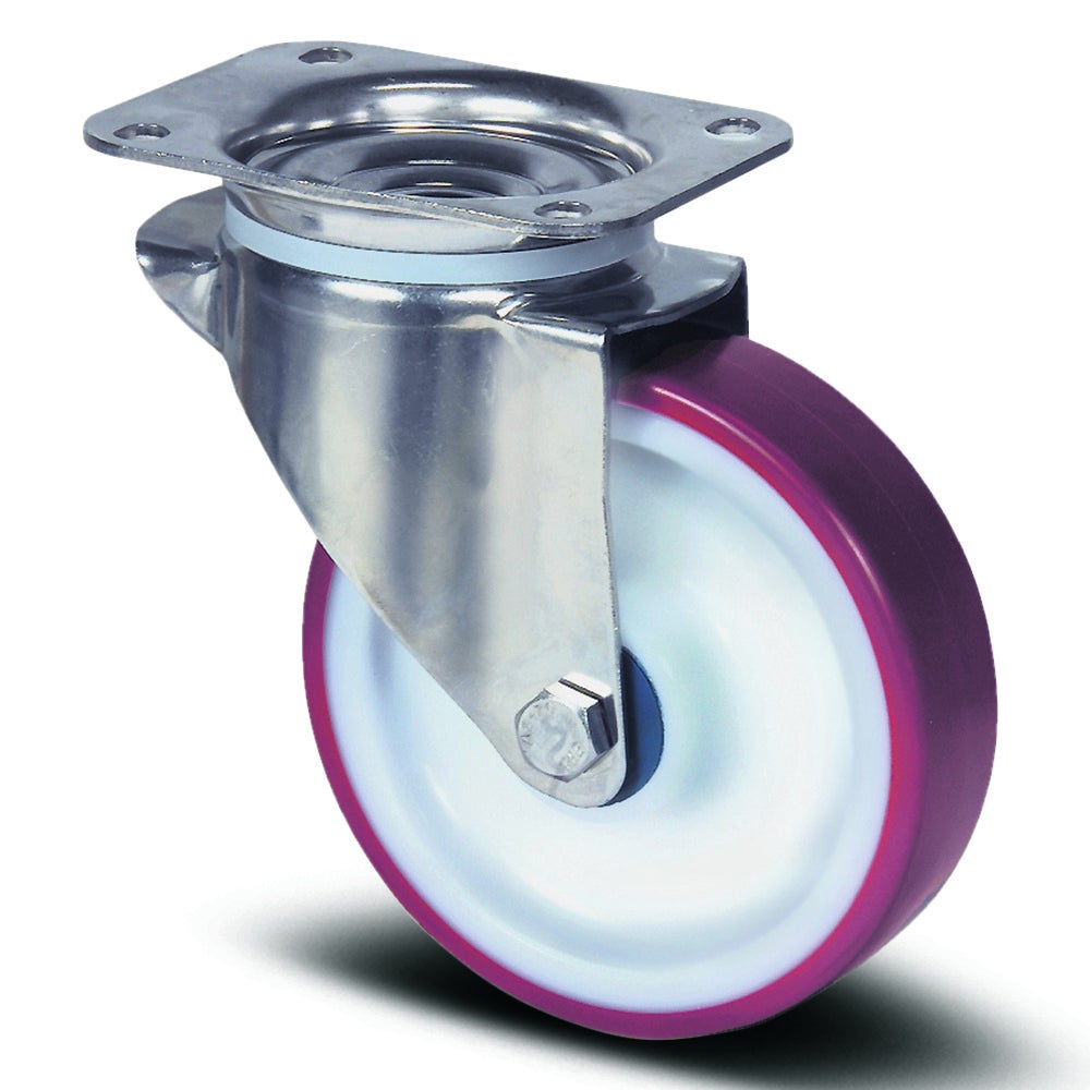 Swivel castor 125 mm