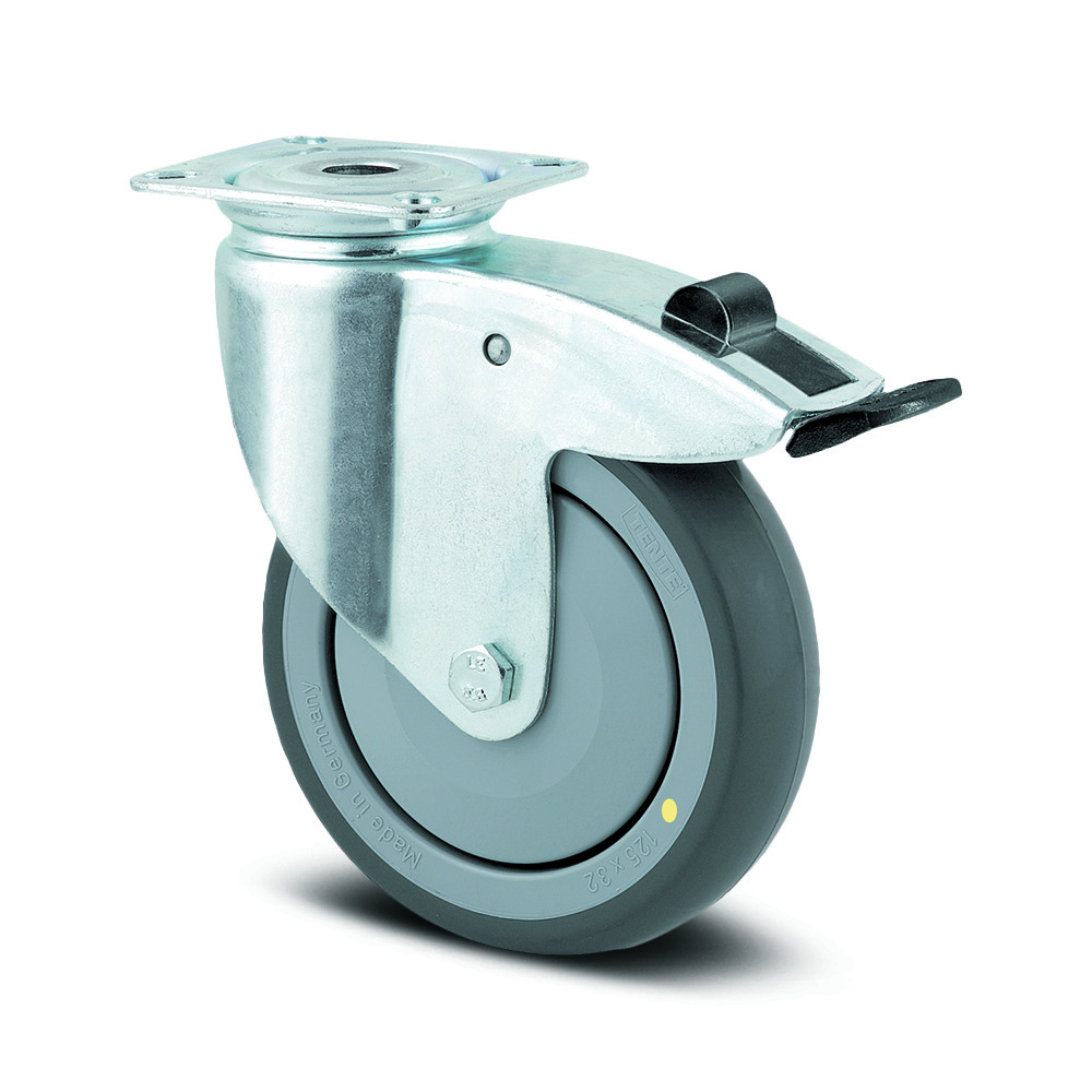 Wielen met Richtingsslot 125 mm