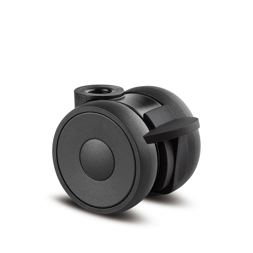 Ruota girevole con freno semplice 50 mm