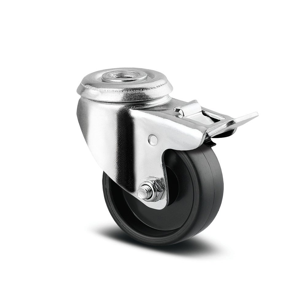 Swivel castor with wheel brake 50 mm