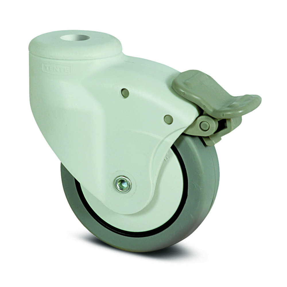 Swivel castor with wheel brake 3.15 in