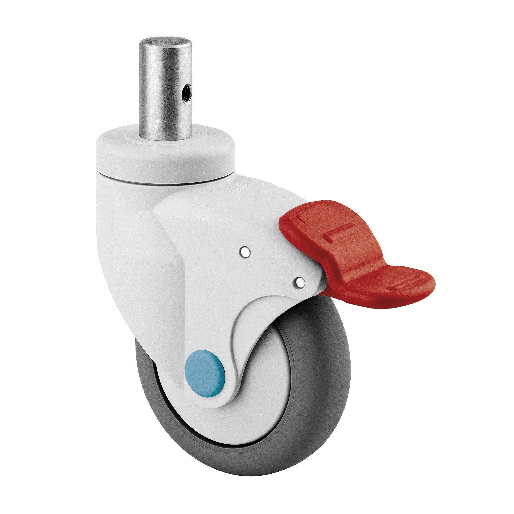 Swivel castor with total lock 100 mm