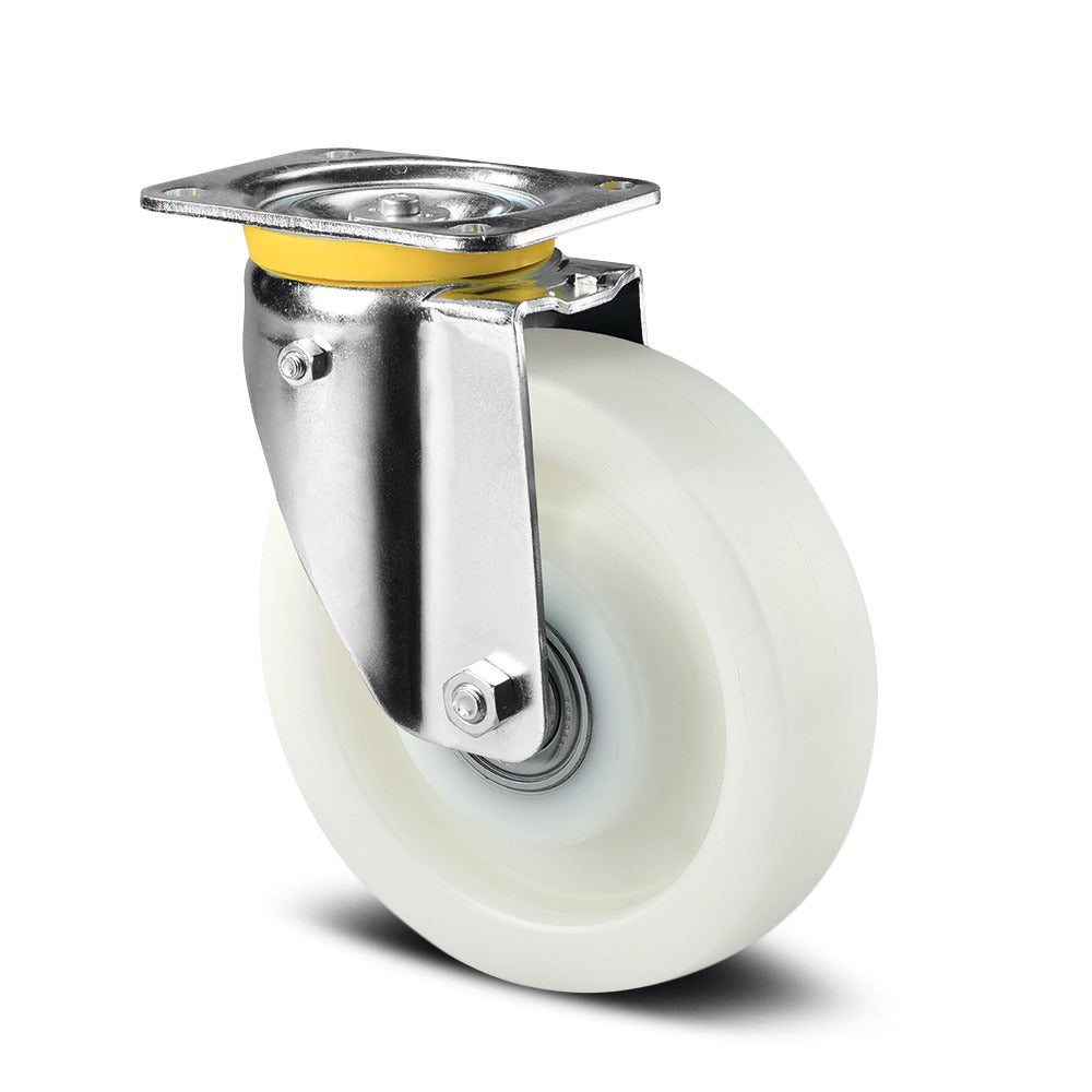 Rueda giratoria con Freno direccional accionado por resorte 125 mm