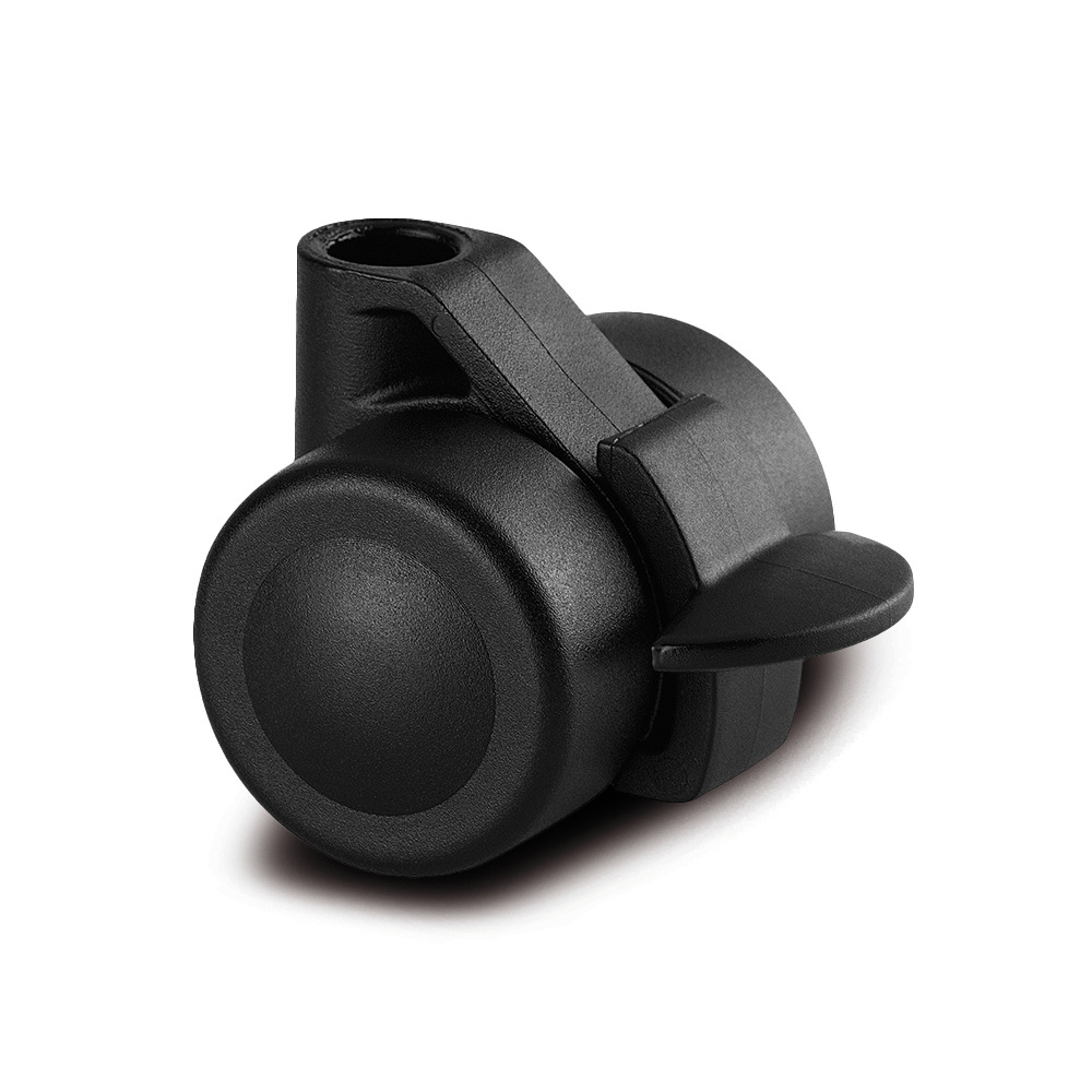 Swivel castor with wheel brake 35 mm