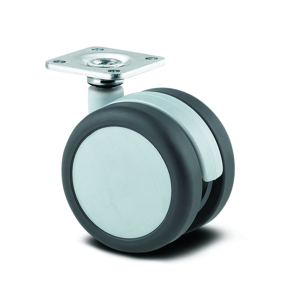 Roulette pivotante 75 mm