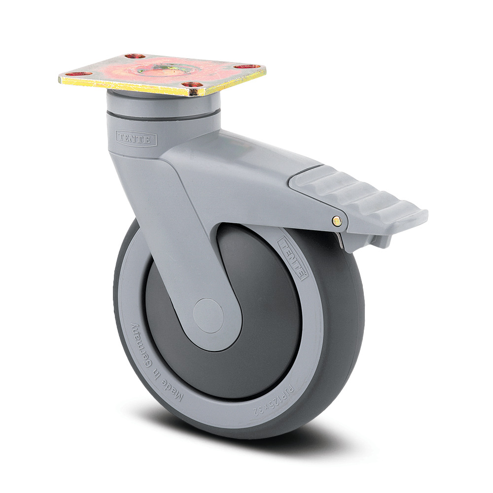 Swivel castor with total lock 3.94 in