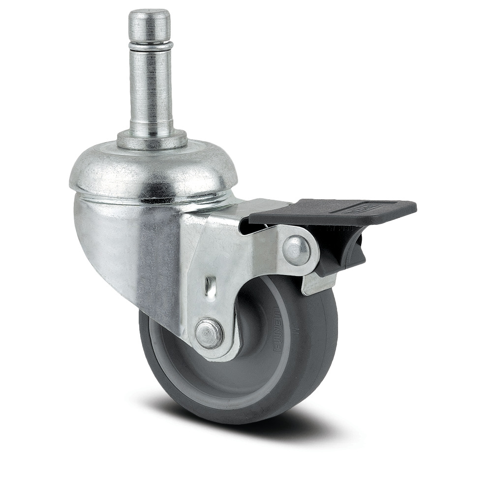 Swivel castor with wheel brake 50 mm