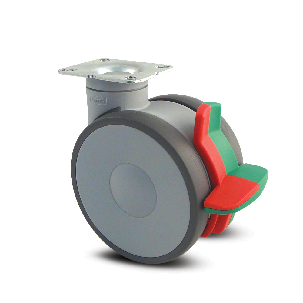 Поворотное Колесная опора с комбинированным замком 125 mm