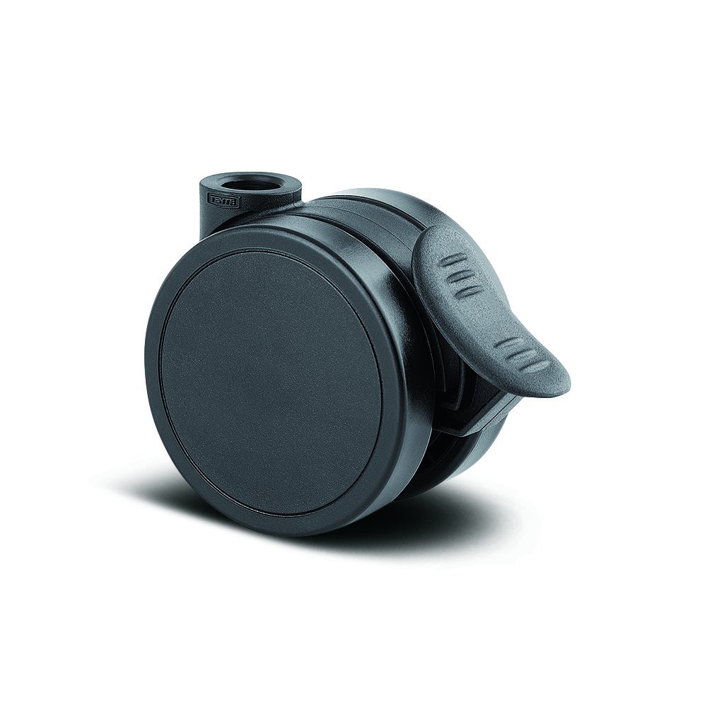 Swivel castor with wheel brake 55 mm