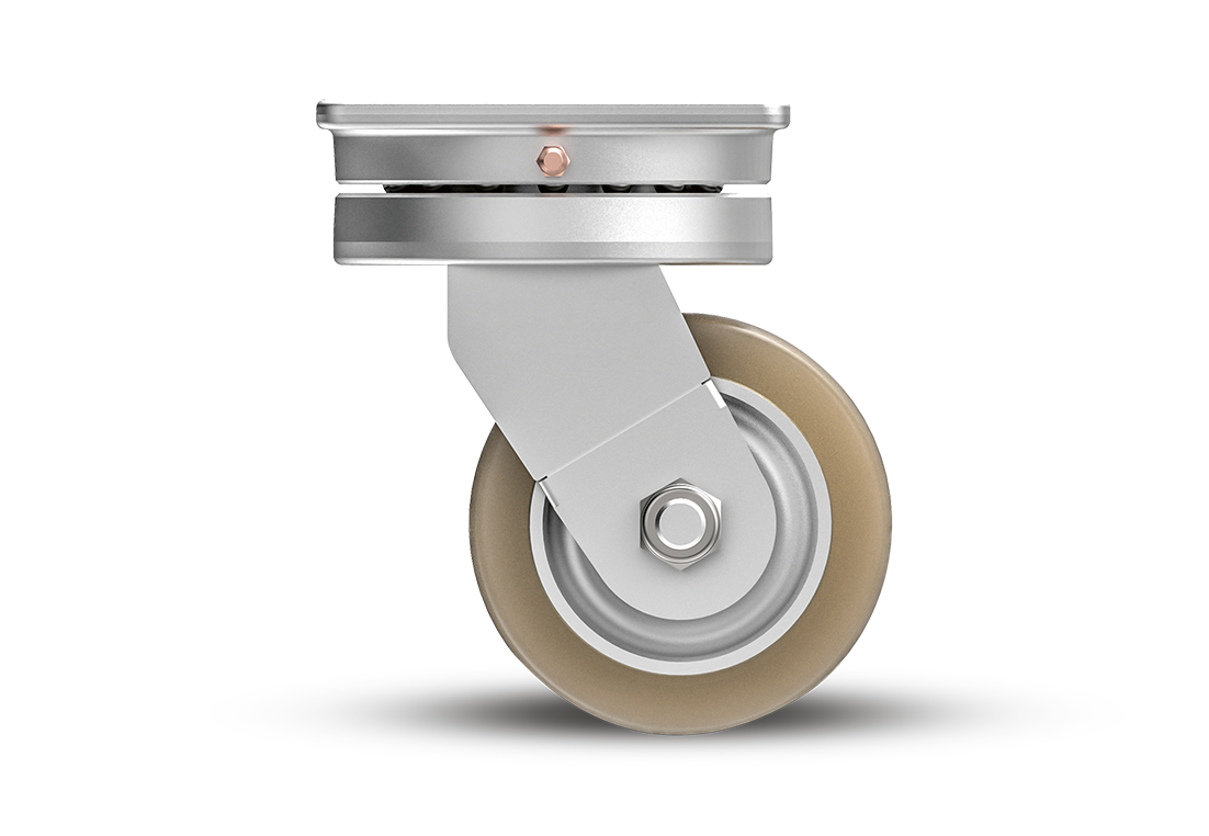 Castors for automated guided vehicles