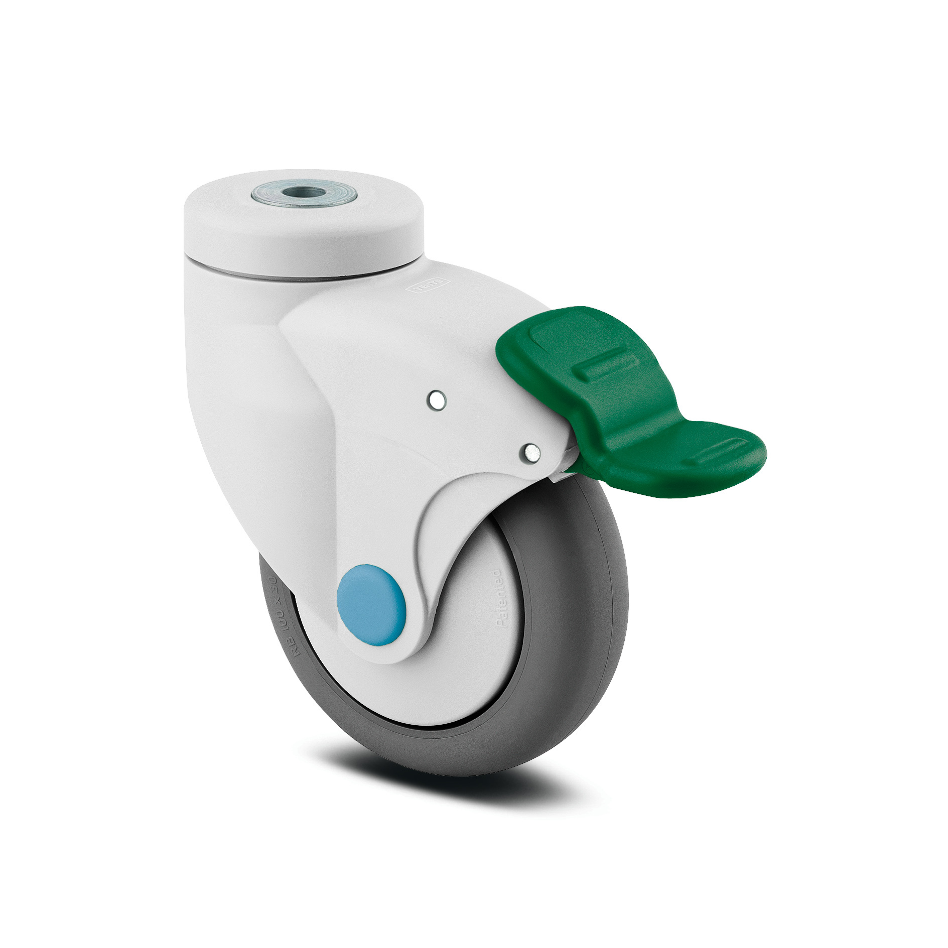 Swivel castor with directional lock 100 mm