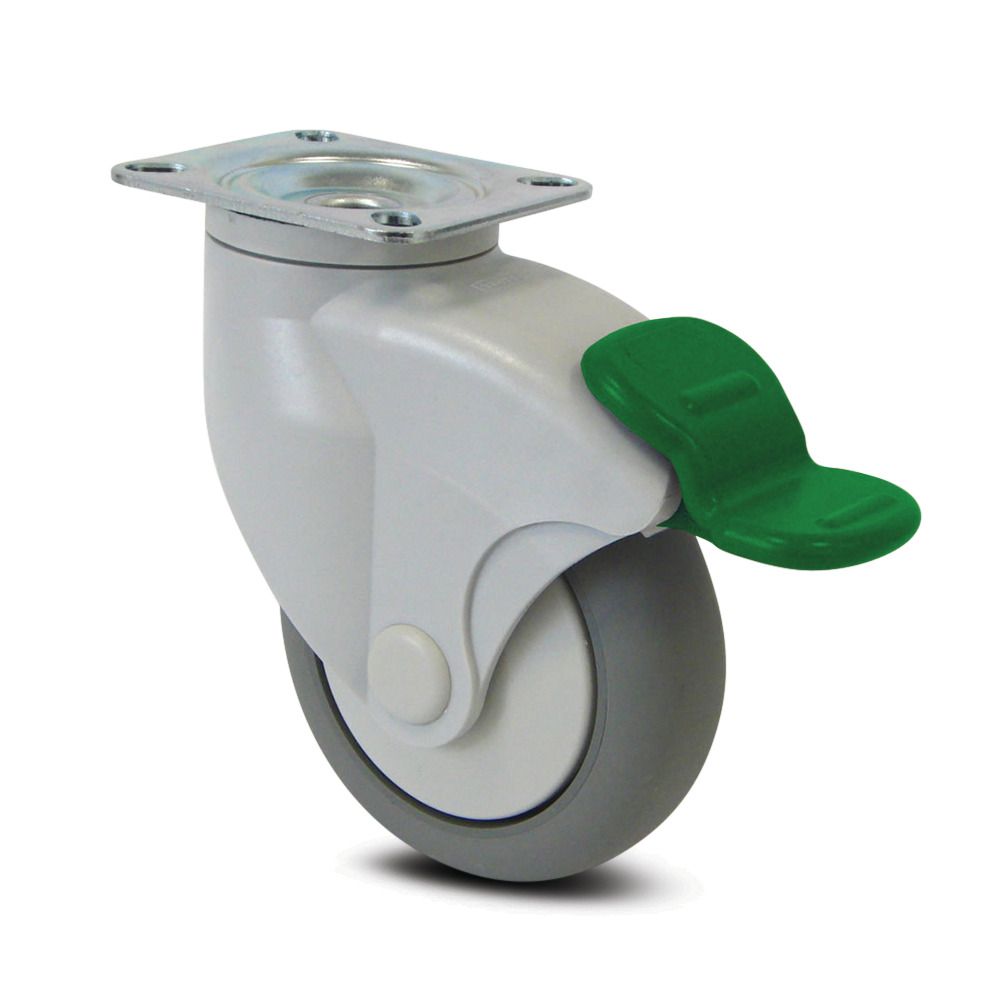 Swivel castor with directional lock 100 mm