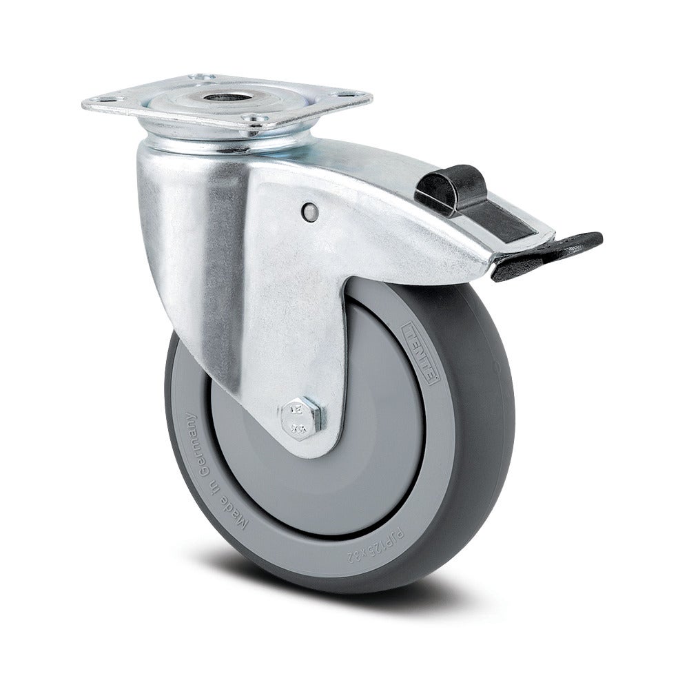 Swivel castor with directional lock 100 mm