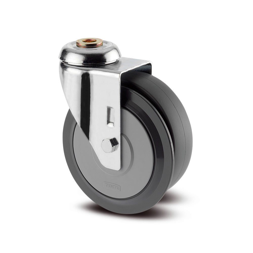 Rodízio giratório com travão da roda 125 mm