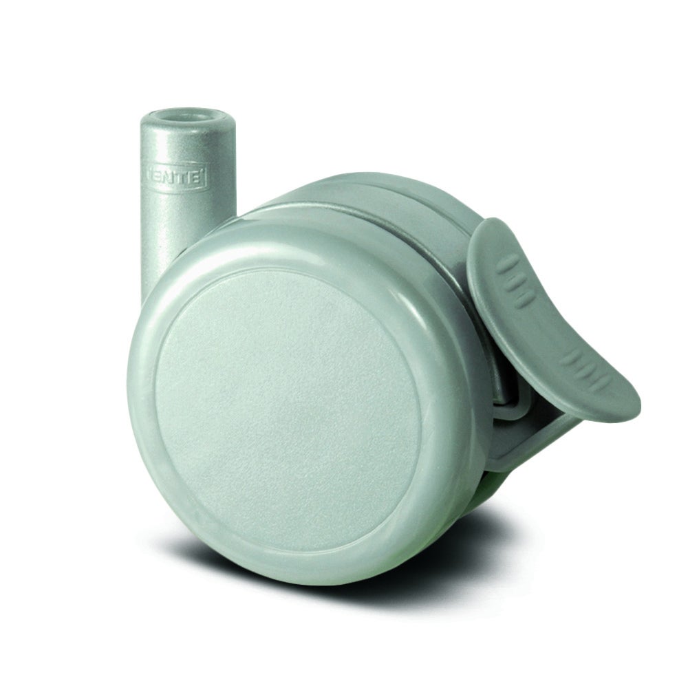Rueda giratoria con Freno de rueda 75 mm