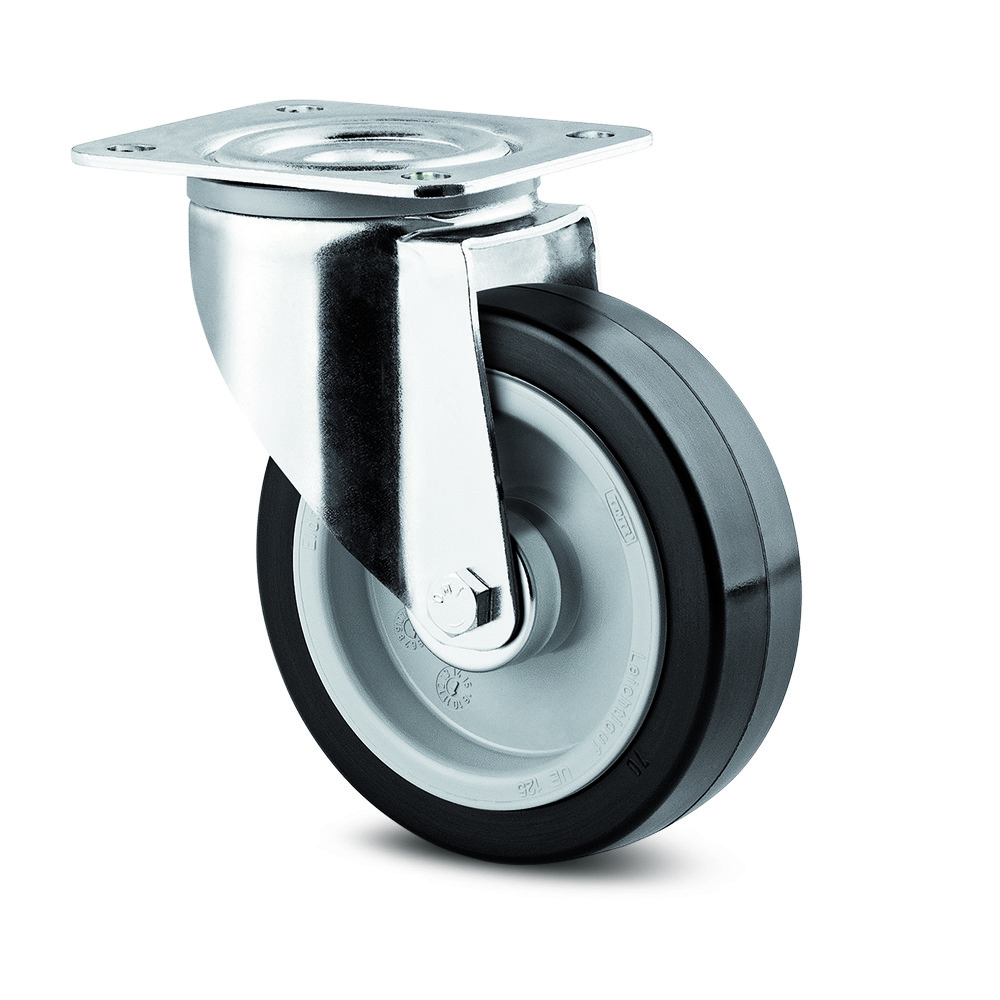 Swivel castor 125 mm