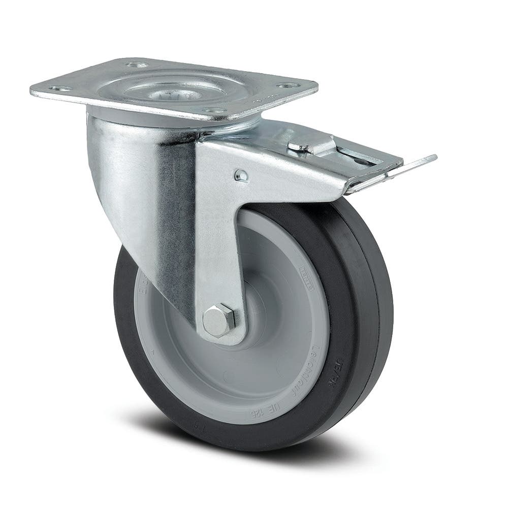 TENTE 3477UER100P62 Swivel Castors with total lock
