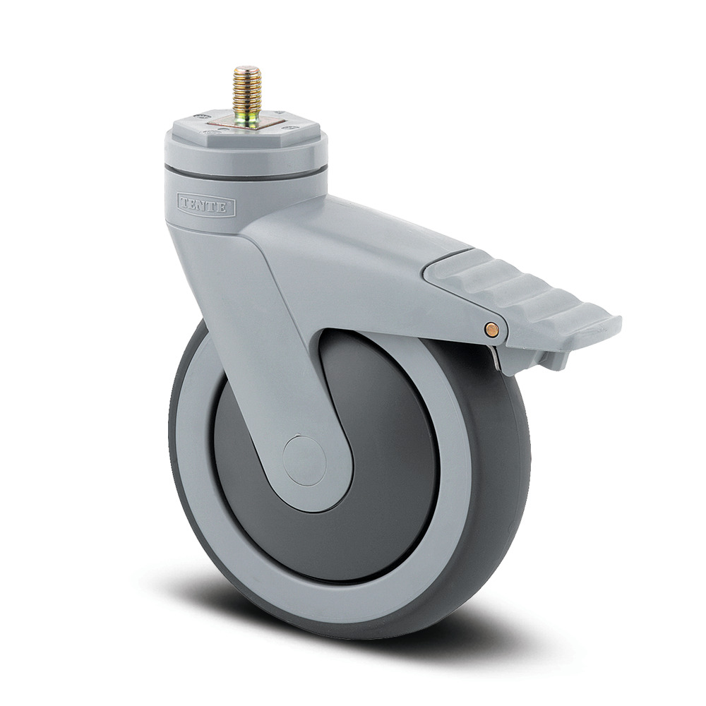 Swivel castor with total lock 3.94 in
