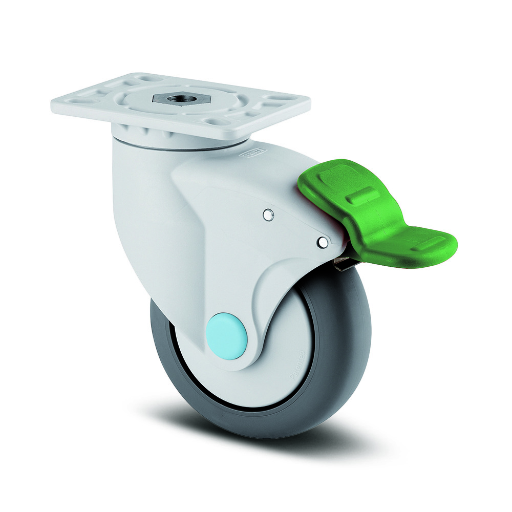 Swivel castor with directional lock 100 mm