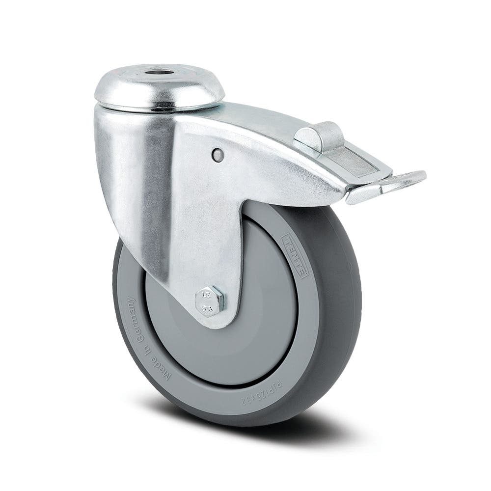 TENTE 2477PIP100P30-11 Swivel Castors with total lock