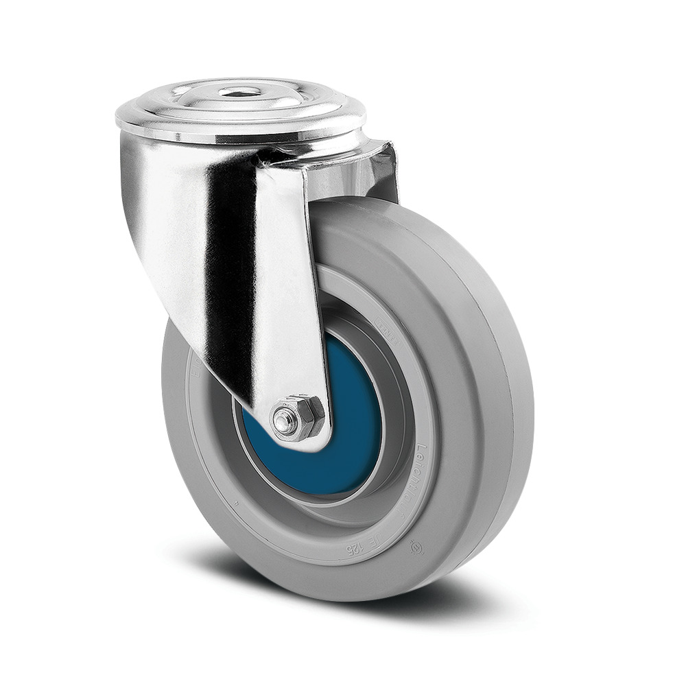 Swivel castor 125 mm