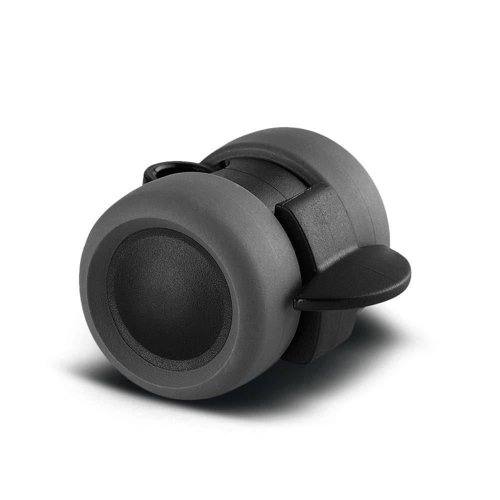 Swivel caster with wheel brake 1.57 in