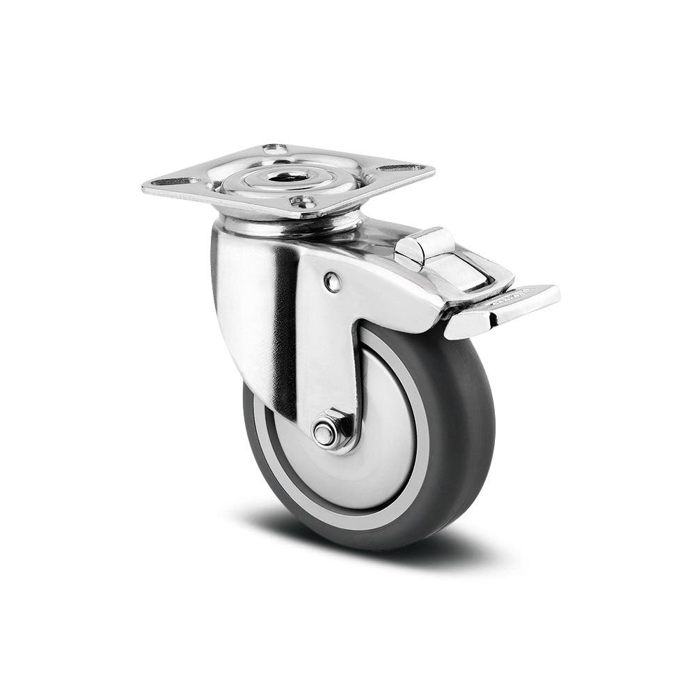 TENTE 7477PJH075P40 Swivel Castors with total lock