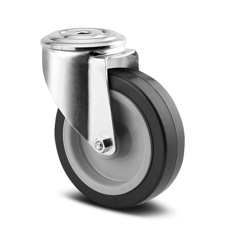 Swivel castor 125 mm