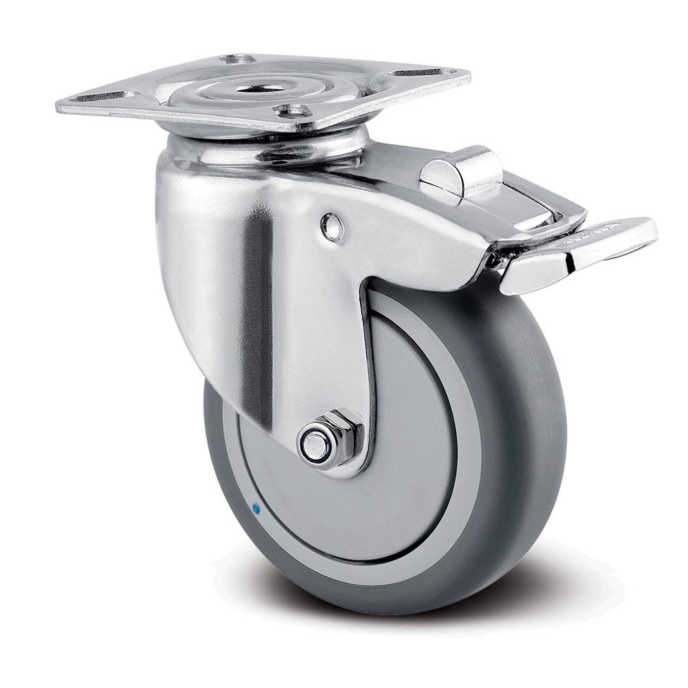 TENTE 7477PJC075P40 Swivel Castors with total lock