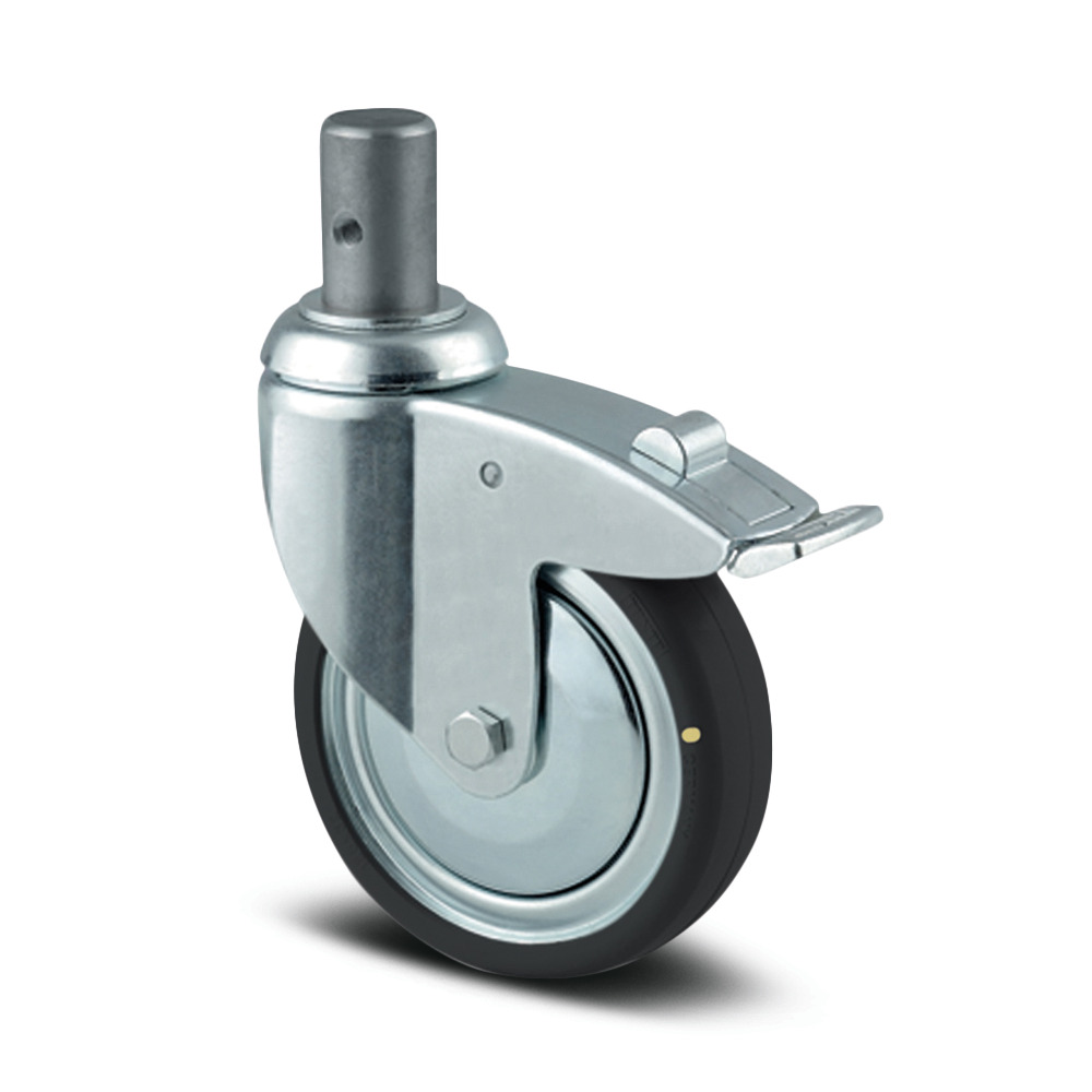 Swivel castor with total lock 3.94 in