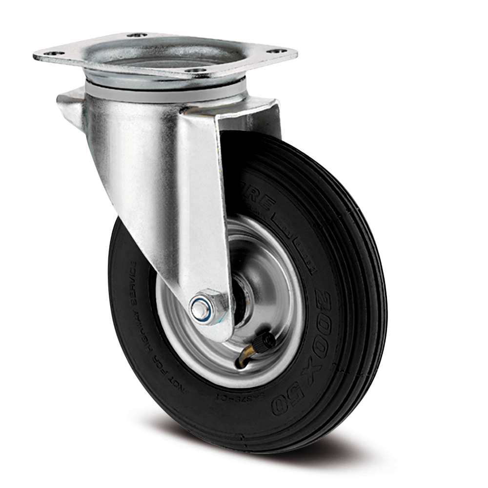 Swivel castor 7.87 in