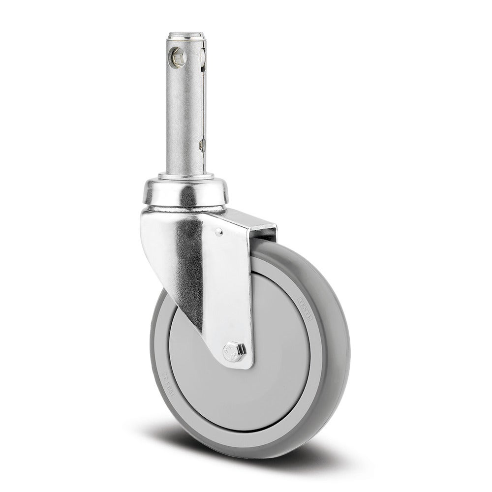 Swivel castor with central, total lock 200 mm