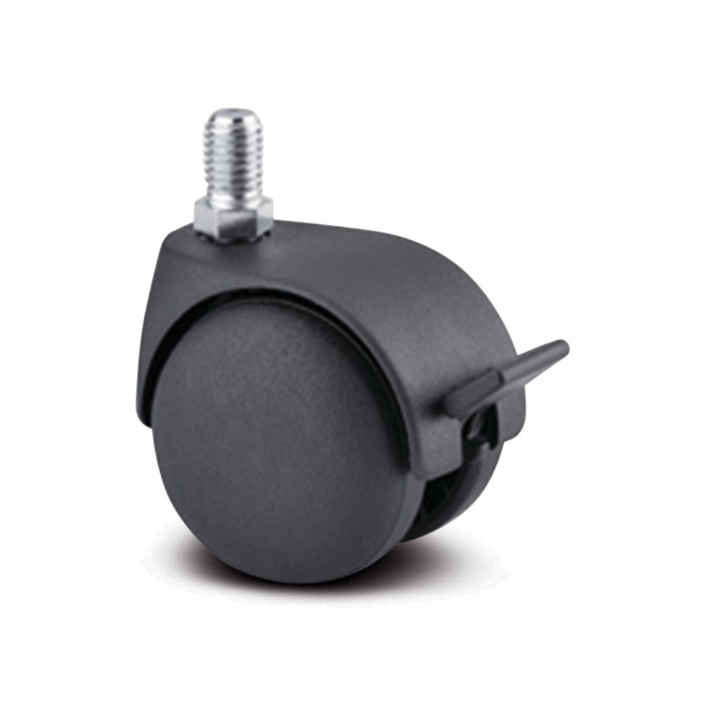 Swivel castor with wheel brake 50 mm