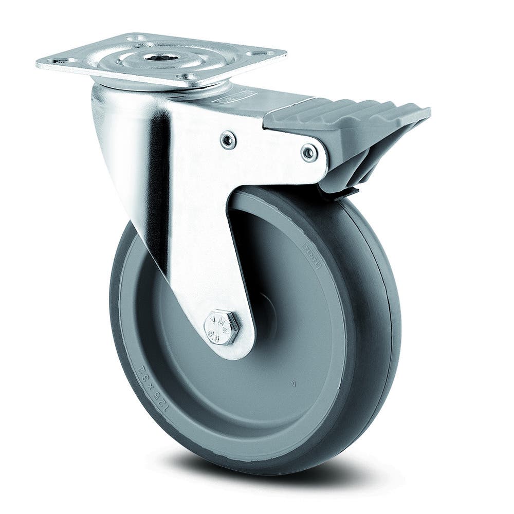 TENTE 1677PIO125P50 Swivel Castors with total lock