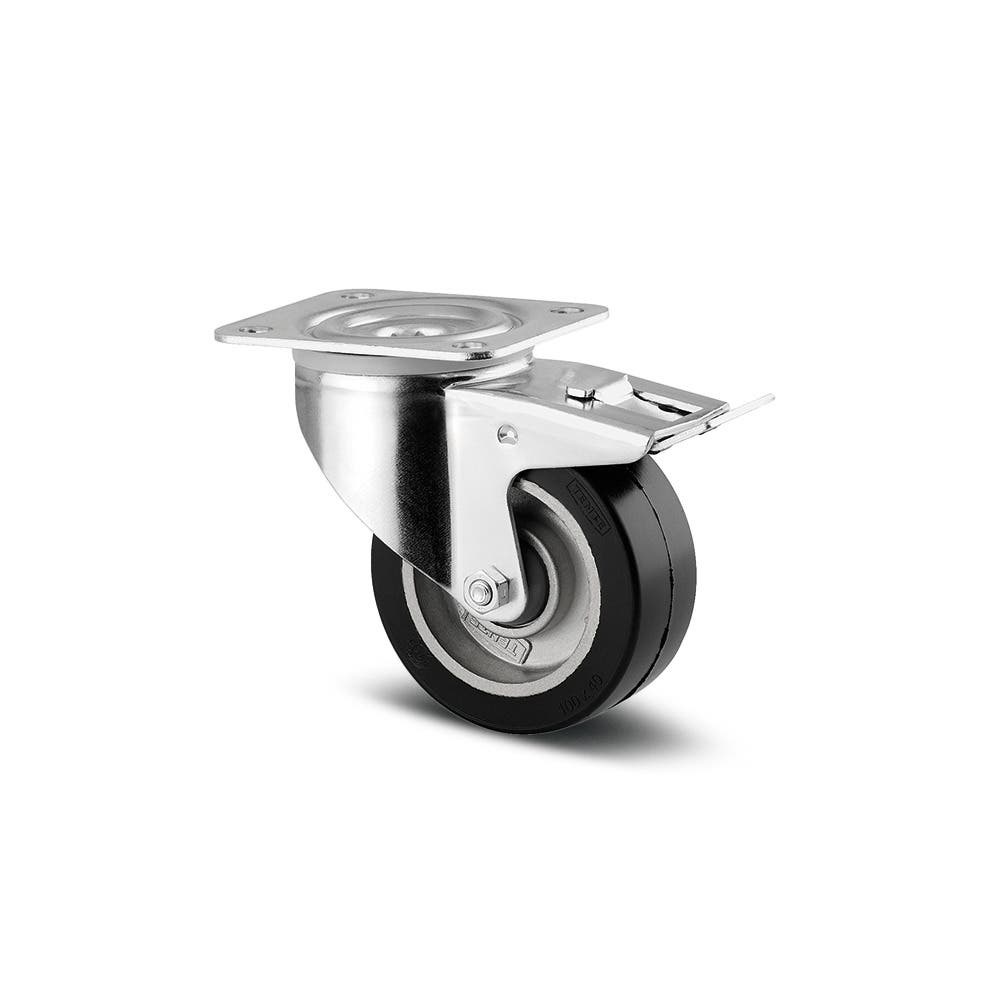 TENTE 3477IEP100P62 Swivel Castors with total lock