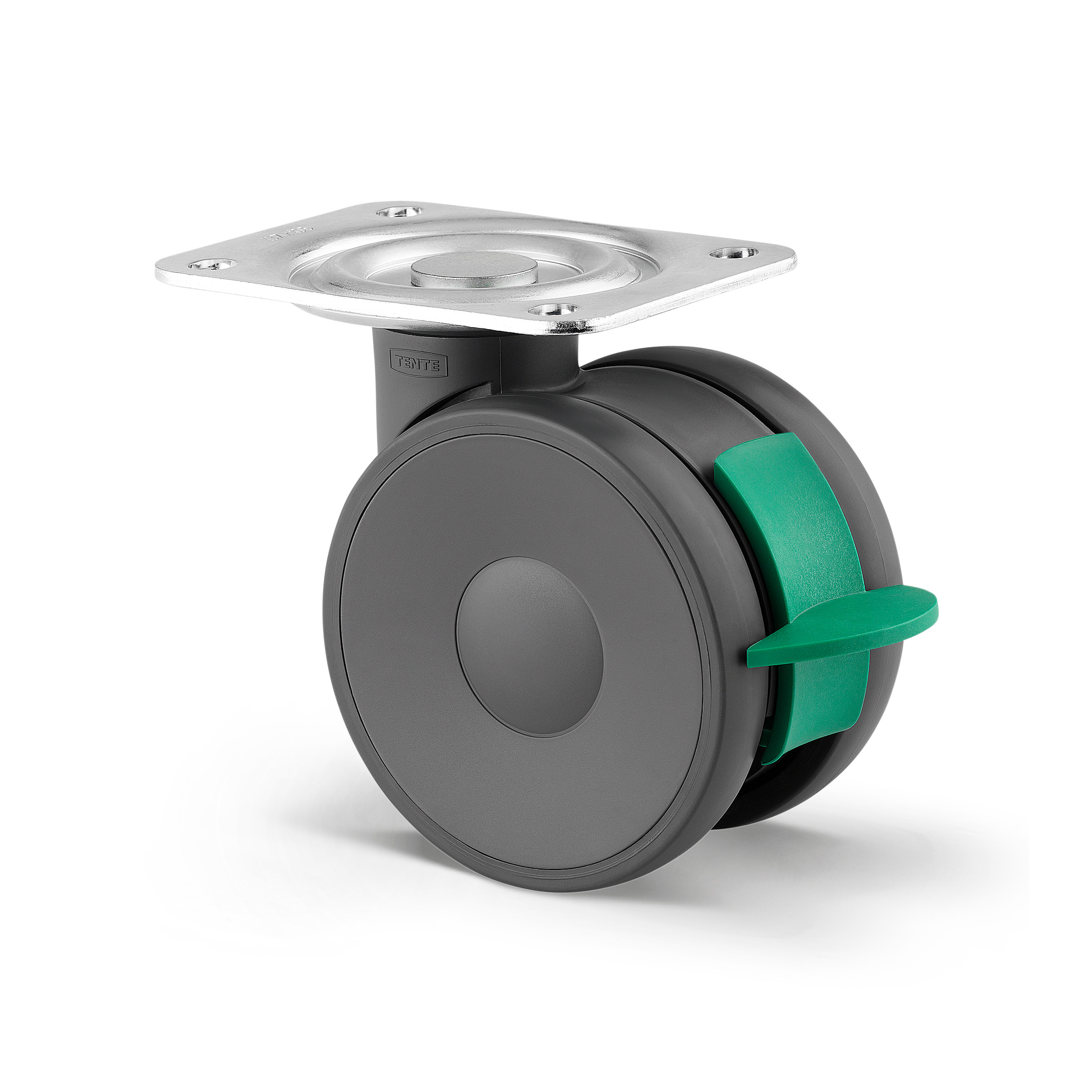 Ruota girevole con blocco direzionale 125 mm