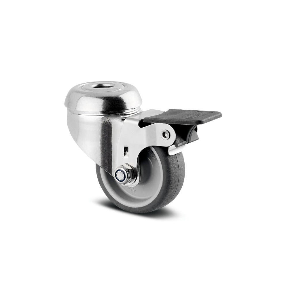Roulette pivotante à blocage de roue 50 mm