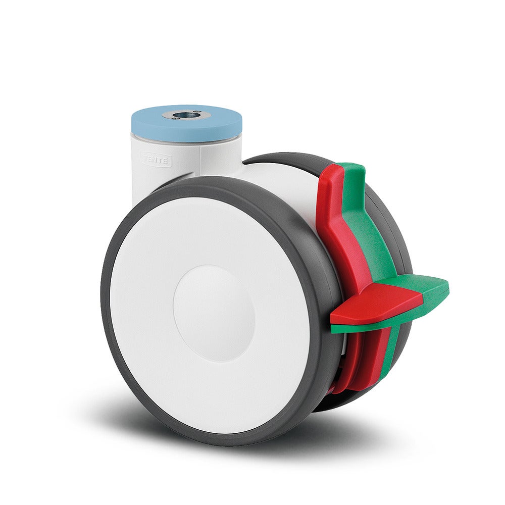 带组合锁的旋转脚轮  125 mm