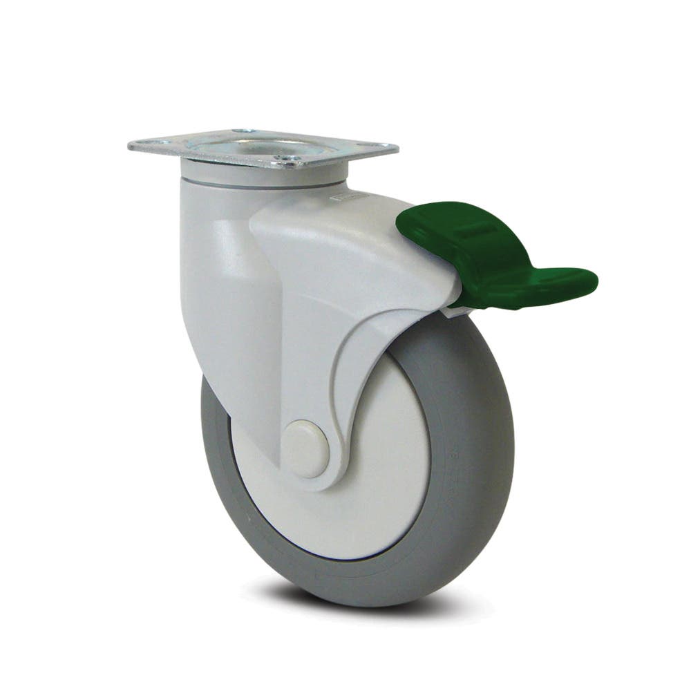 Swivel castor with directional lock 125 mm