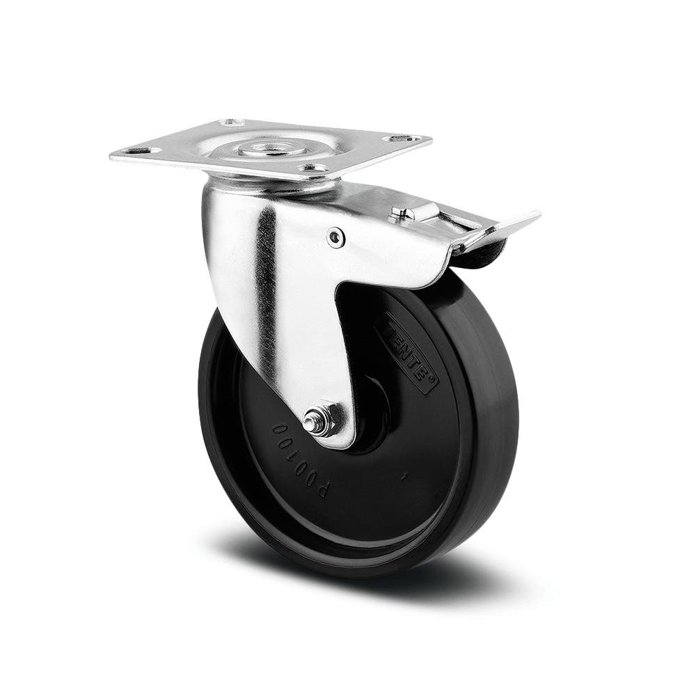 TENTE 1477POO100P50 Swivel Castors with total lock
