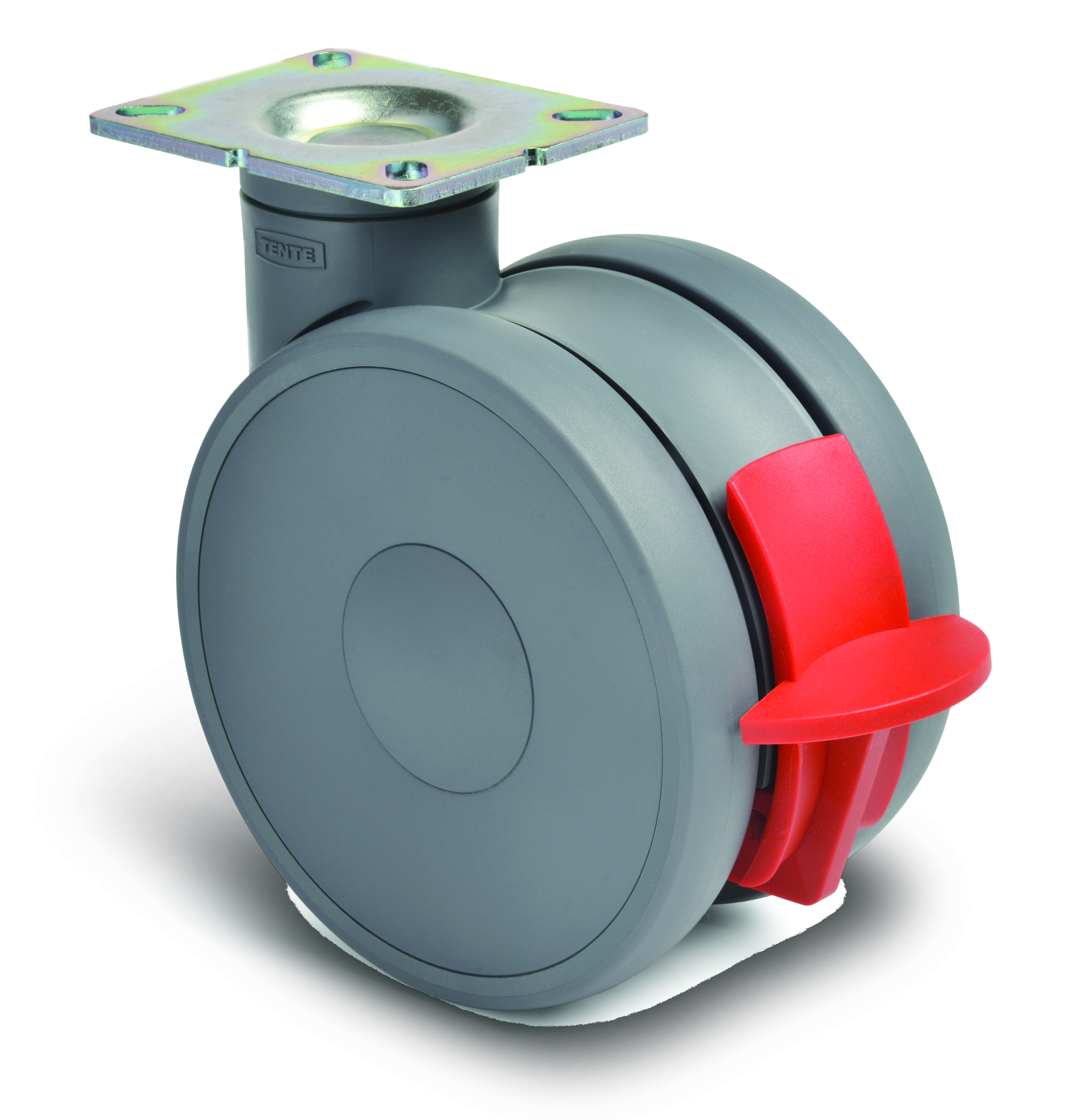 Ruota girevole con freno totale 150 mm