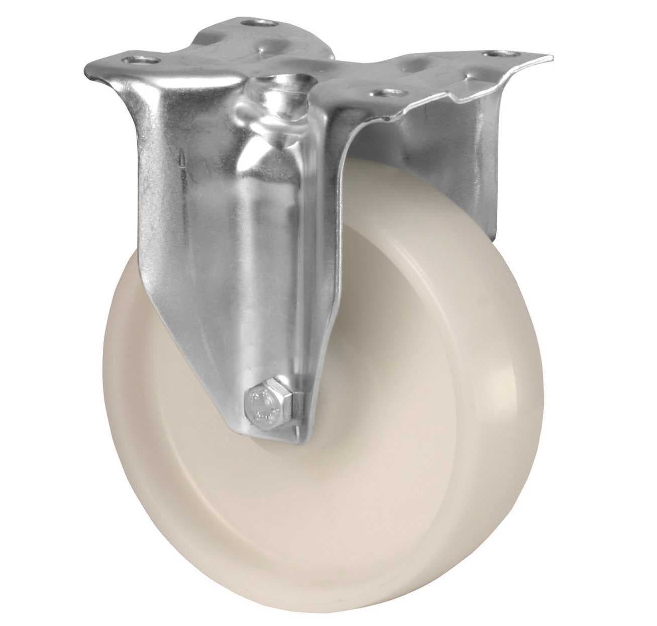 Fixed castor 6.3 in | Polypropylene, Plain bearing | 6.3 | Standard ...