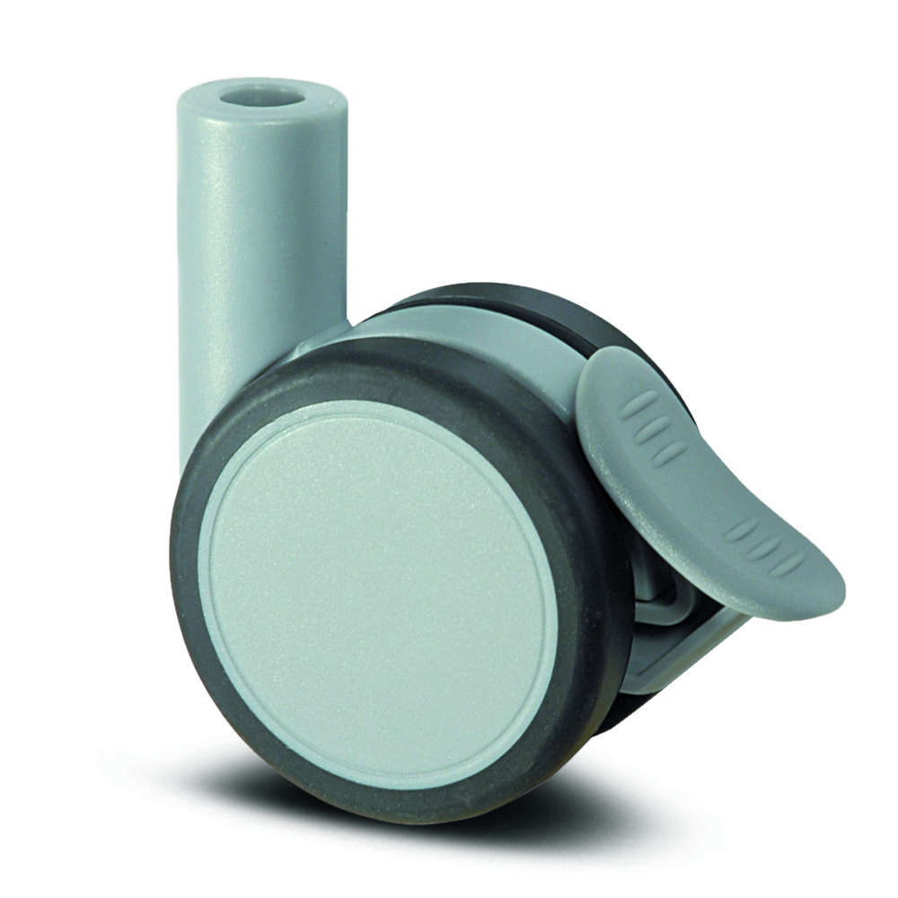 Swivel castor with wheel brake 65 mm