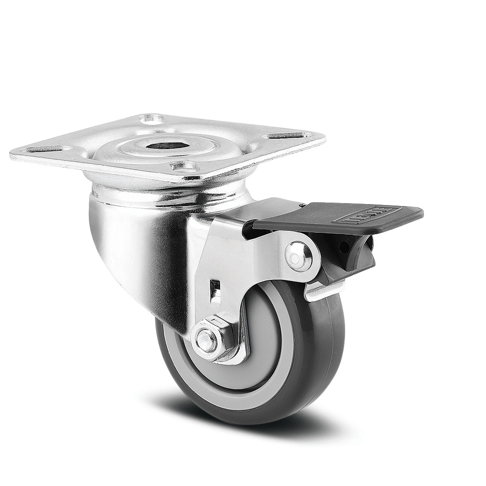 Lenkrolle mit Radfeststeller 50 mm