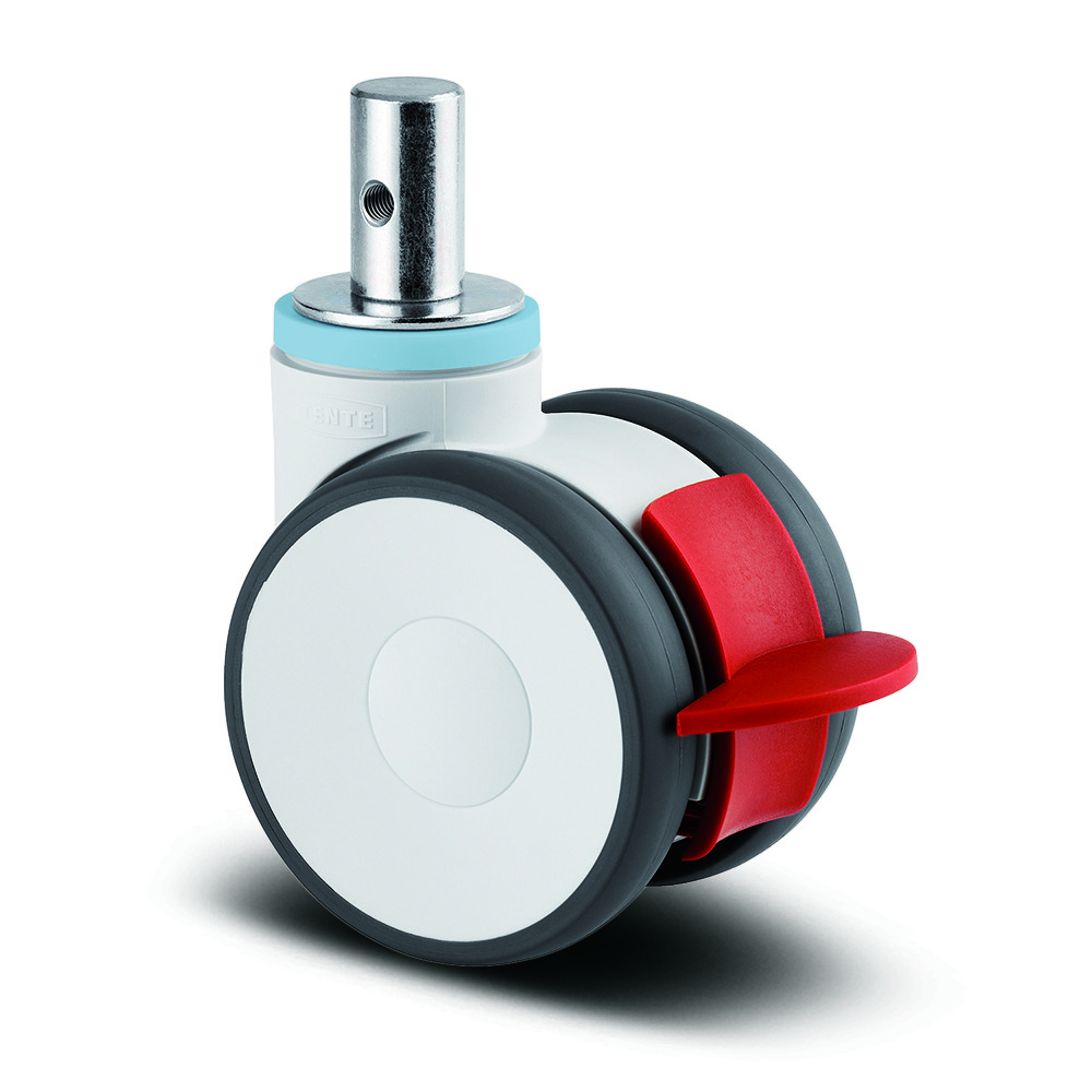 Swivel castor with total lock 3.94 in