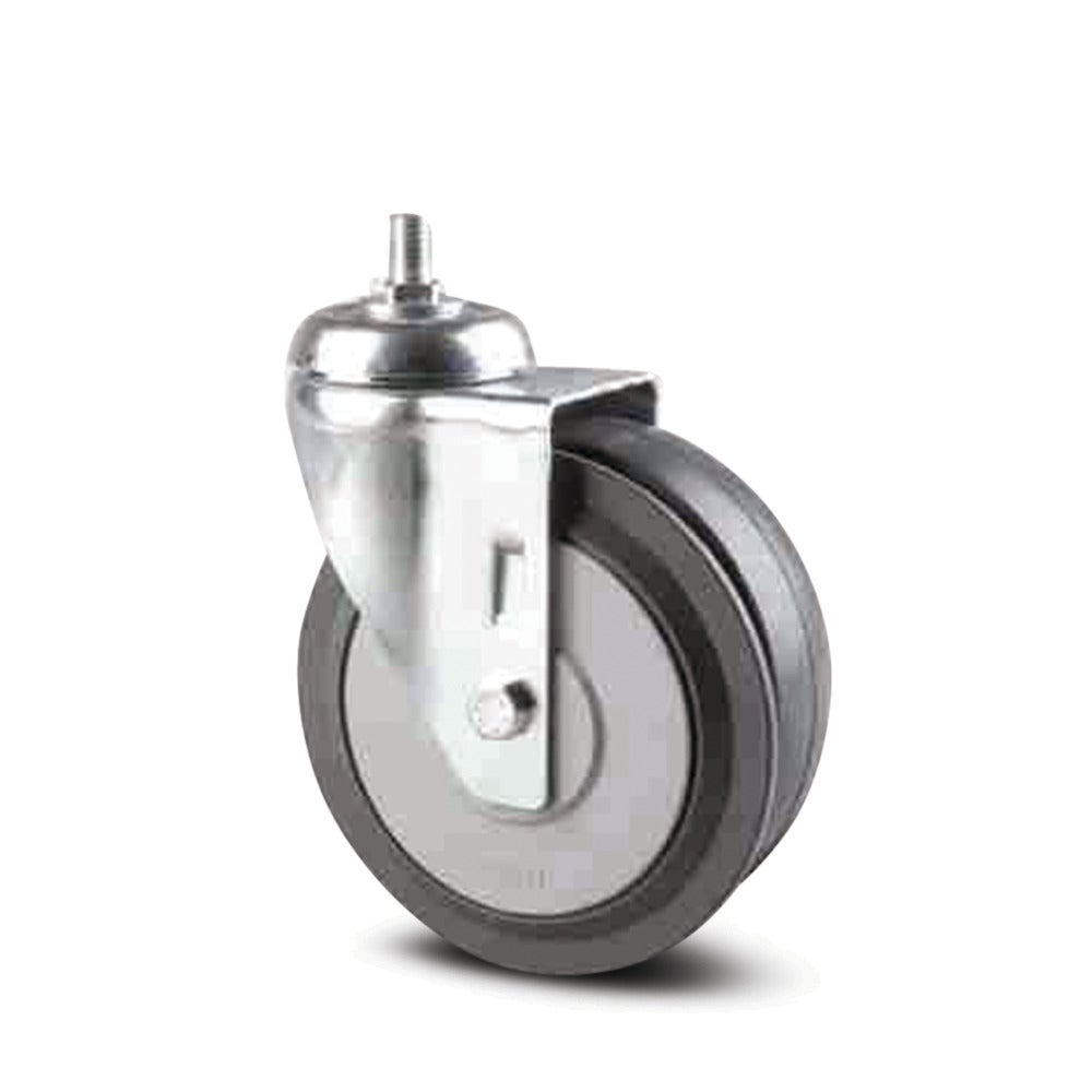Swivel castor with wheel brake 125 mm