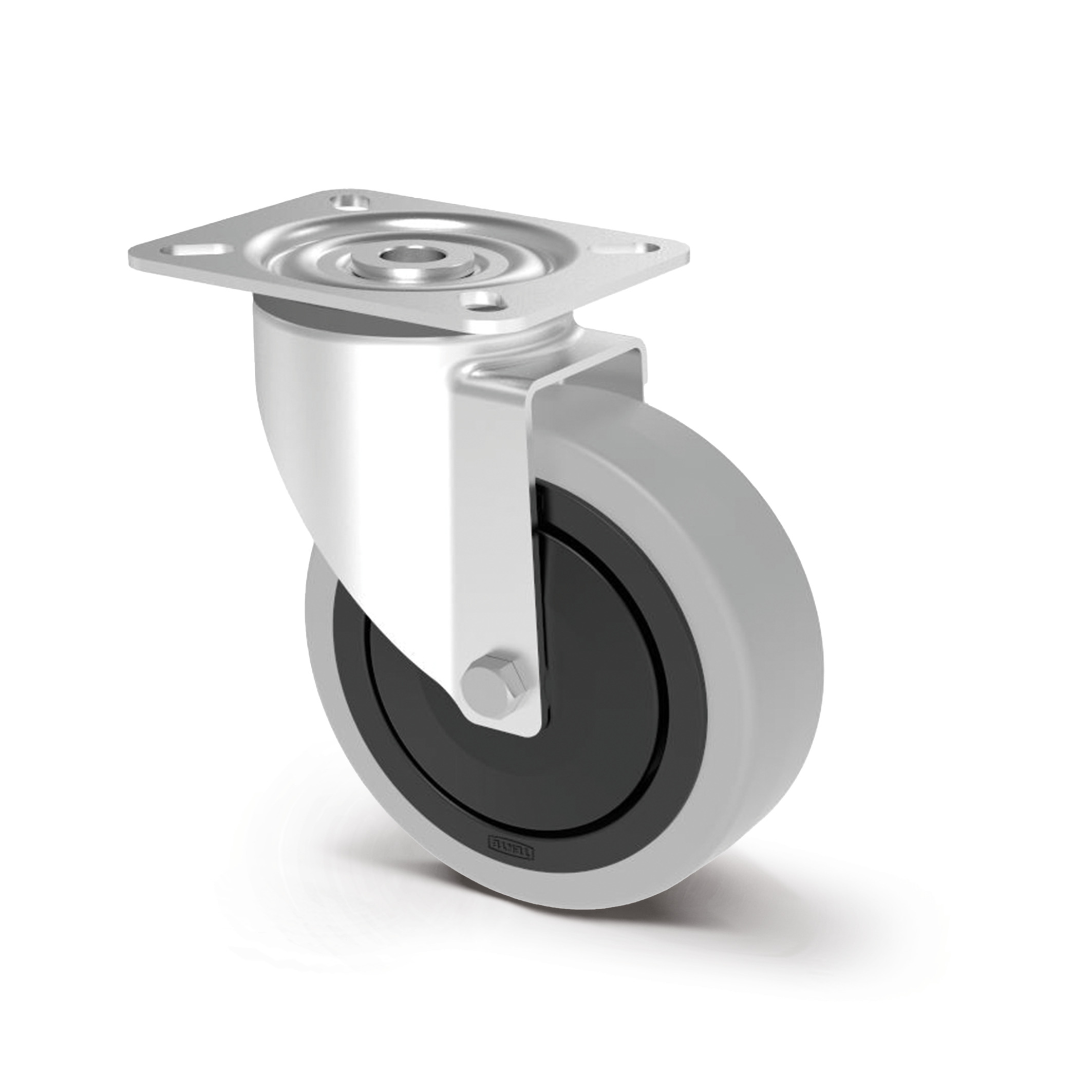 Swivel castor 125 mm