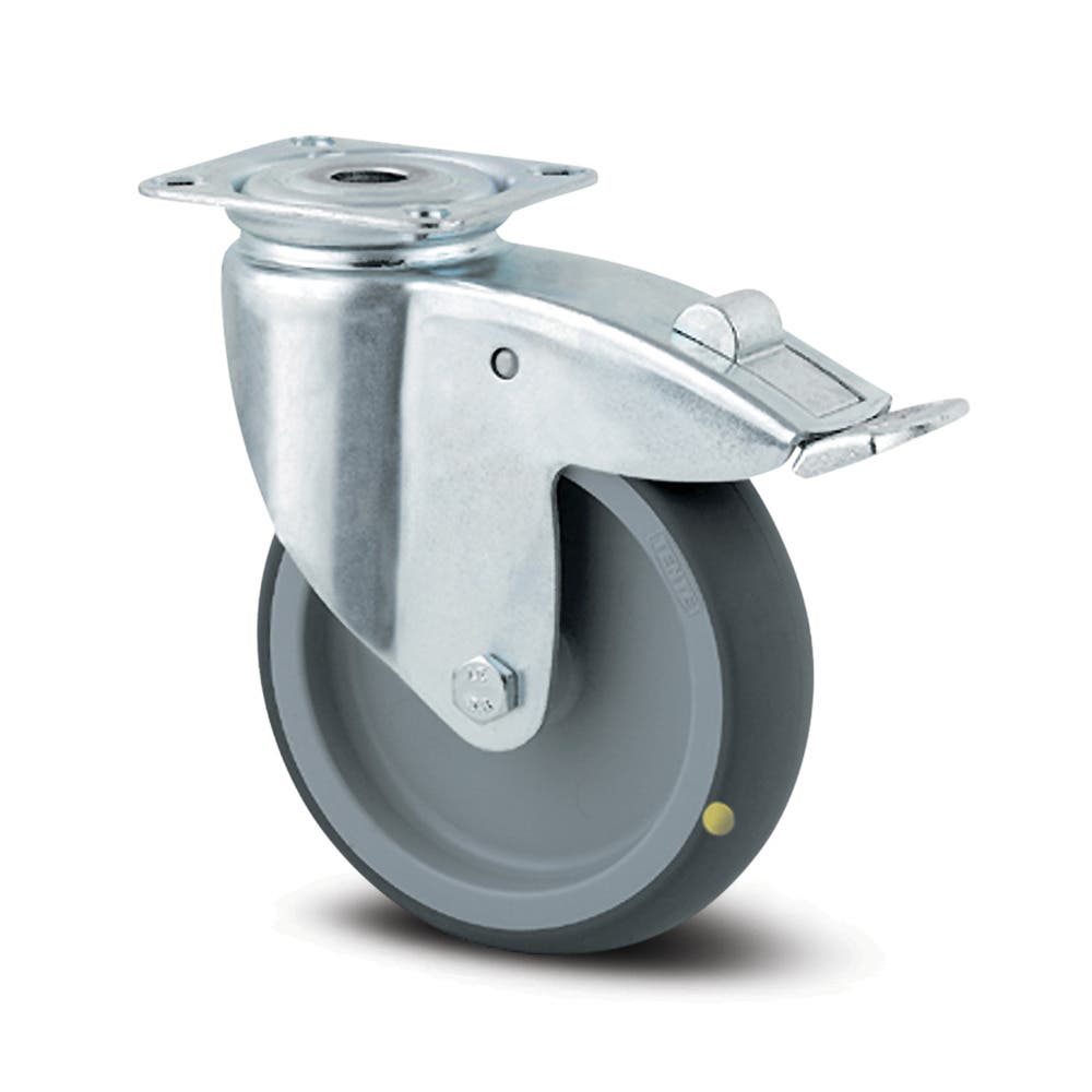 TENTE 2477YGO100P50 Swivel Castors with total lock