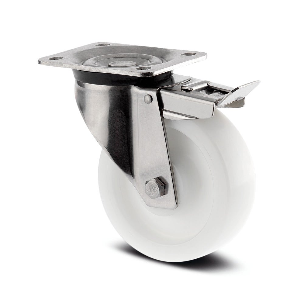 Lenkrolle mit Totalfeststeller 160 mm