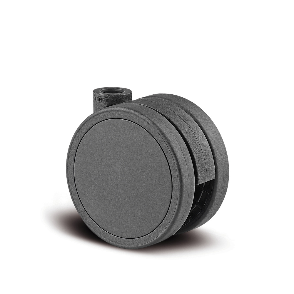 Swivel castor with intermittend brake 2.56 in